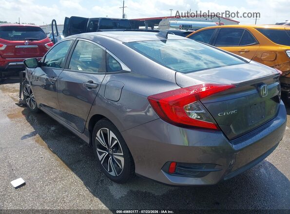19XFC1F38HE000758 2017 HONDA CIVIC Gray Rear left