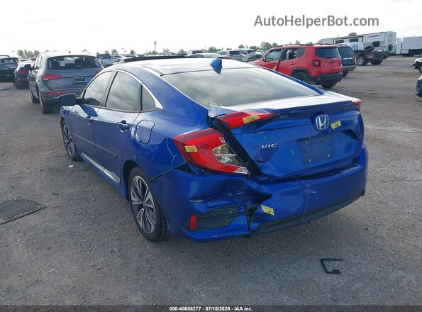 19XFC1F38HE014837 2017 HONDA CIVIC Blue უკანა მარცხენა