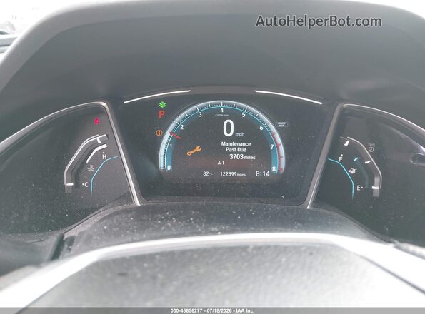19XFC1F38HE014837 2017 HONDA CIVIC Blue უკანა სავარძლების ხედი
