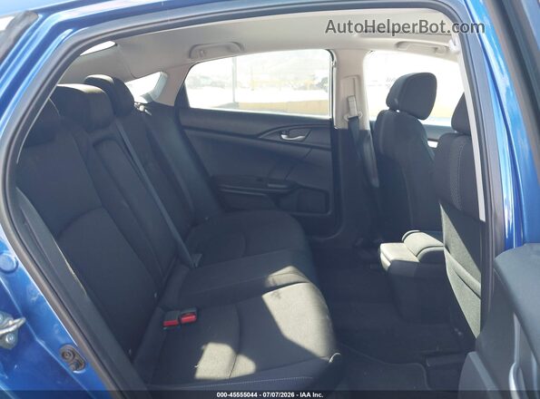 19XFC1F38HE204265 2017 HONDA CIVIC Blue Vista de la etiqueta del VIN