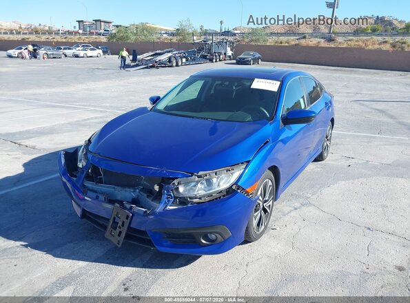 19XFC1F38HE204265 2017 HONDA CIVIC Blue Vista tres cuartos delantera izquierda