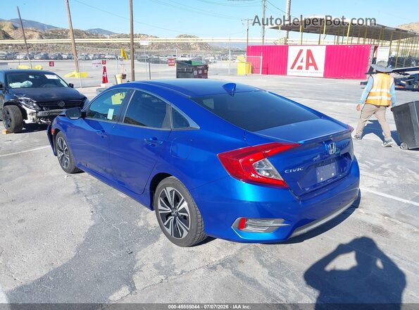 19XFC1F38HE204265 2017 HONDA CIVIC Blue Trasero izquierdo