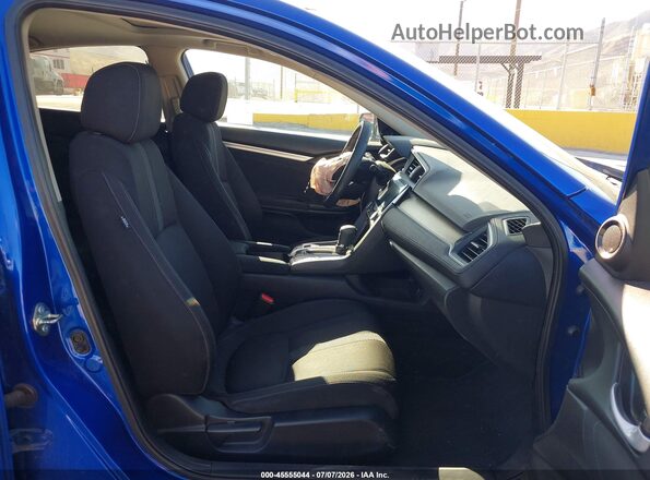 19XFC1F38HE204265 2017 HONDA CIVIC Blue Vista interior delantera