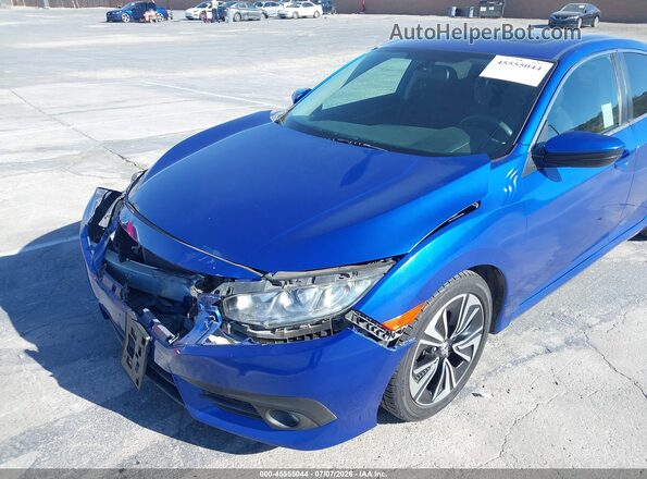 19XFC1F38HE204265 2017 HONDA CIVIC Blue Vista interior trasera
