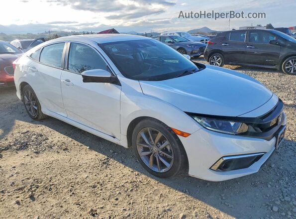 19XFC1F38KE210073 2019 HONDA CIVIC White Delantero derecho