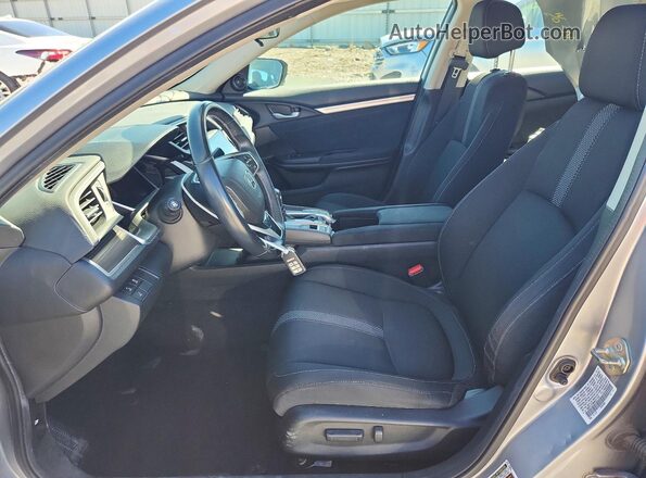 19XFC1F38KE211191 2019 HONDA CIVIC Silver წინა სალონის ხედი