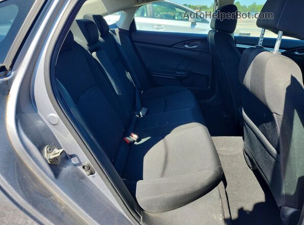 19XFC1F38KE211191 2019 HONDA CIVIC Silver უკანა სავარძლების ხედი
