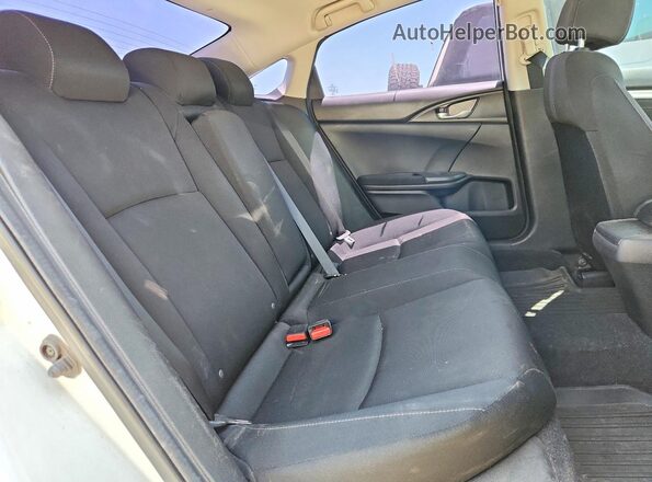 19XFC1F38KE212440 2019 HONDA CIVIC White Widok tylnych siedzeń