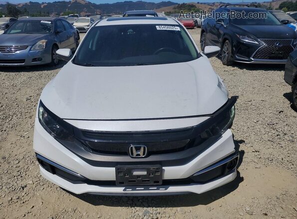 19XFC1F38KE213748 2019 HONDA CIVIC Белый Вид спереди