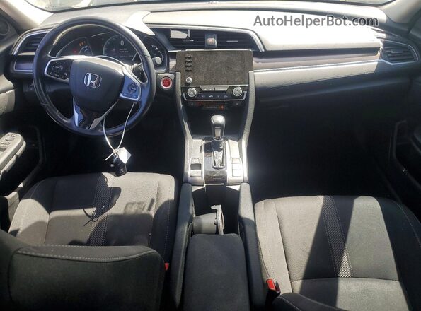 19XFC1F38KE213748 2019 HONDA CIVIC Белый Вид панели приборов
