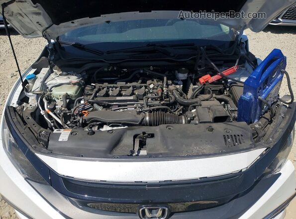 19XFC1F38KE213748 2019 HONDA CIVIC Белый Вид задней части салона