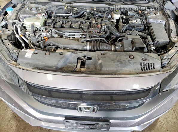 19XFC1F38LE218885 2020 HONDA CIVIC Gray Widok wnętrza z tyłu