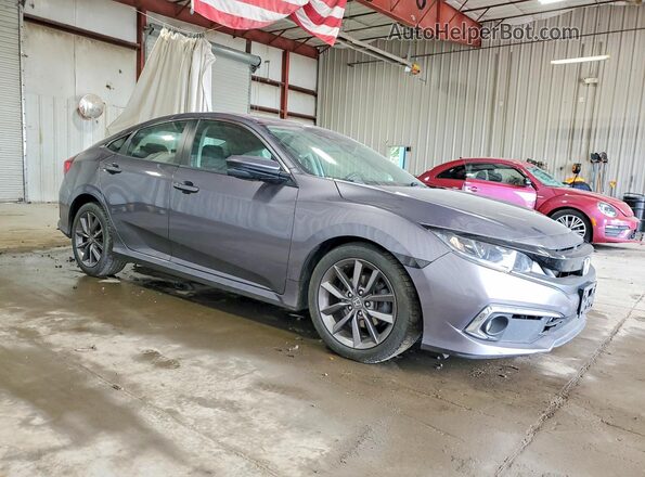 19XFC1F38LE218885 2020 HONDA CIVIC Gray Przód prawy