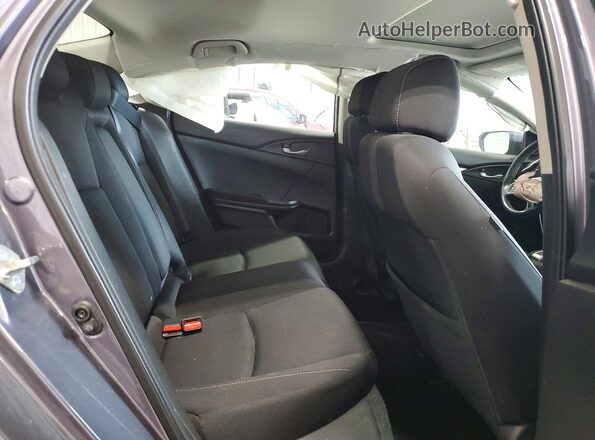 19XFC1F38LE218885 2020 HONDA CIVIC Gray Widok tylnych siedzeń
