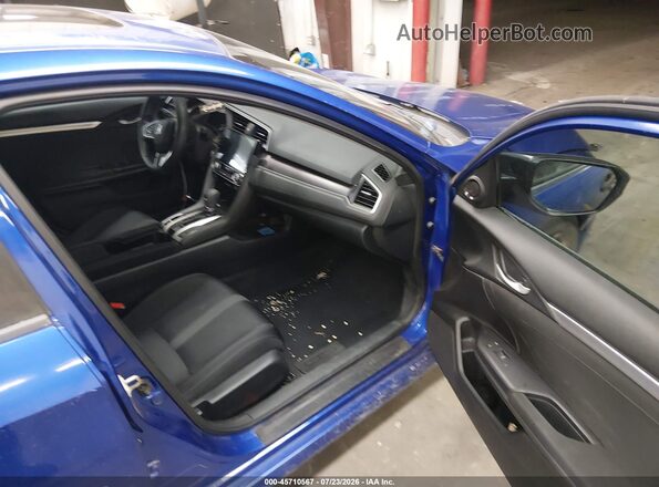 19XFC1F39GE010035 2016 HONDA CIVIC Blue წინა სალონის ხედი