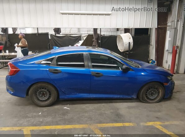 19XFC1F39GE010035 2016 HONDA CIVIC Blue უკანა სალონის ხედი
