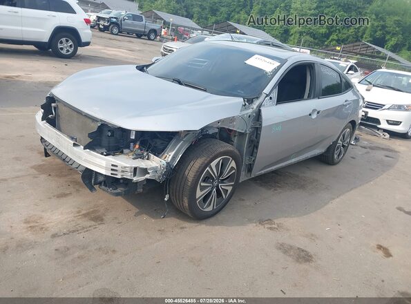 19XFC1F39GE027255 2016 HONDA CIVIC Silver წინა მარცხენა ხედი სამი მეოთხედიდან