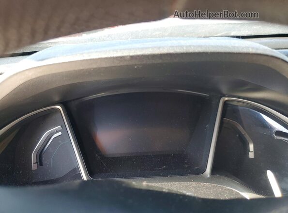 19XFC1F39GE033900 2016 HONDA CIVIC Blue Instrument cluster view
