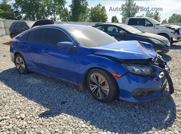 19XFC1F39GE033900 2016 HONDA CIVIC Blue Front right