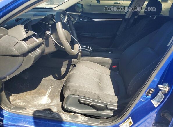 19XFC1F39GE033900 2016 HONDA CIVIC Blue Front interior view