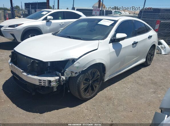 19XFC1F39GE219341 2016 HONDA CIVIC White Առջևի ձախ երեք քառորդ տեսարան
