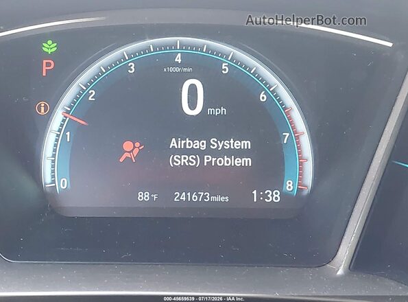 19XFC1F39GE219341 2016 HONDA CIVIC White 