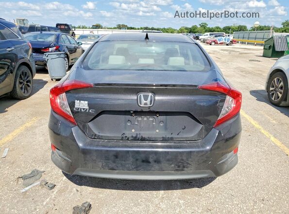 19XFC1F39HE010683 2017 HONDA CIVIC Black უკანა ხედი