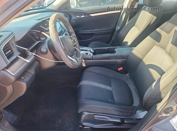 19XFC1F39HE012630 2017 HONDA CIVIC Charcoal Vista interior delantera