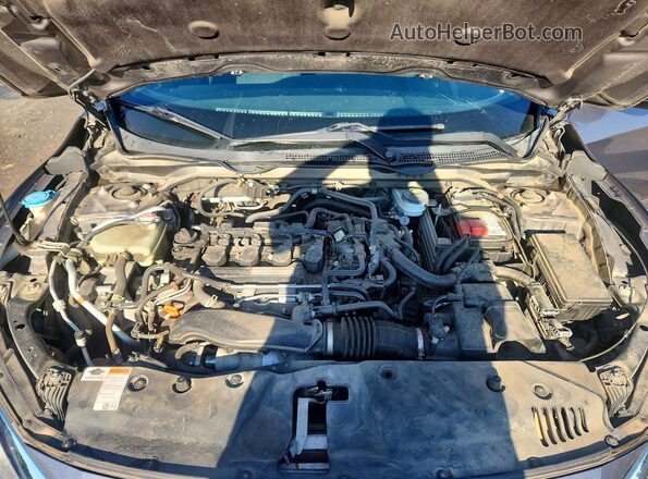 19XFC1F39HE012630 2017 HONDA CIVIC Charcoal Vista interior trasera