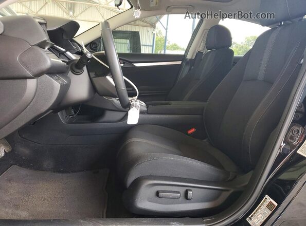 19XFC1F39KE018306 2019 HONDA CIVIC Black Вид салону спереду