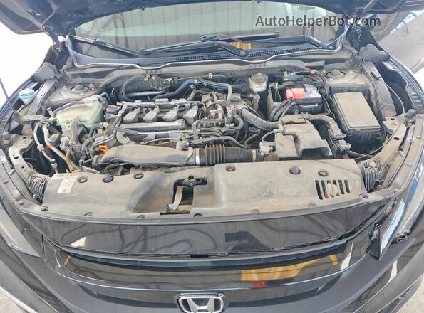 19XFC1F39KE018306 2019 HONDA CIVIC Black Вид задньої частини салону