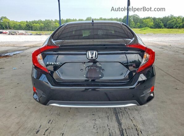19XFC1F39KE018306 2019 HONDA CIVIC Black Вид ззаду