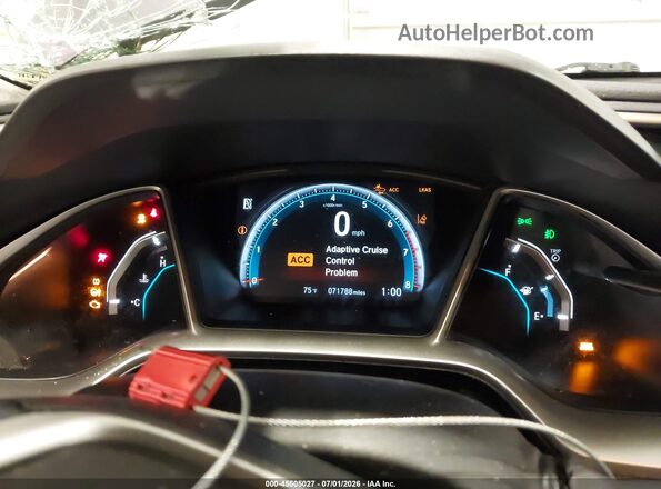 19XFC1F39KE019844 2019 HONDA CIVIC Серый Вид задних сидений