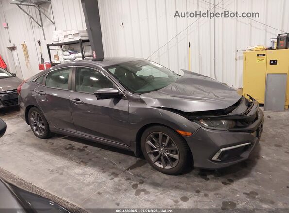 19XFC1F39KE019844 2019 HONDA CIVIC Серый Вид задней части салона