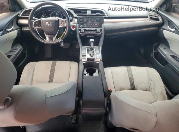 19XFC1F39KE200149 2019 HONDA CIVIC Gray Առջևի վահանակի տեսք