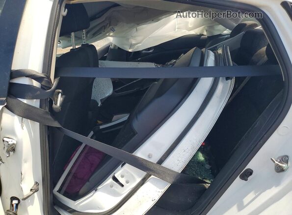 19XFC1F39LE205563 2020 HONDA CIVIC White Rear seats view