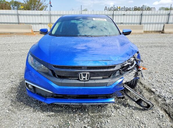 19XFC1F39LE211475 2020 HONDA CIVIC Blue Widok z przodu