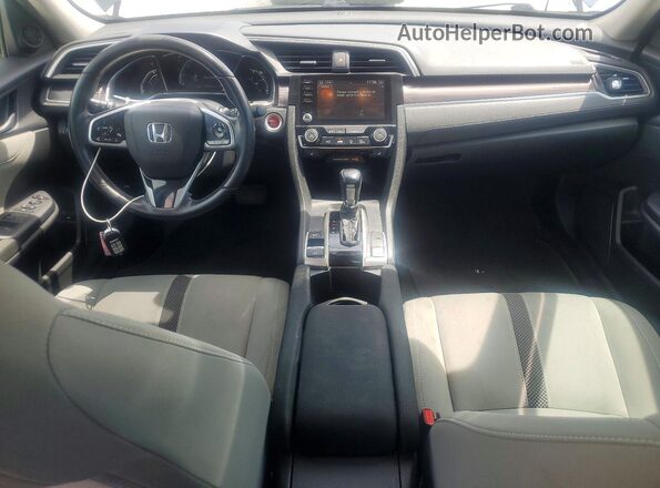19XFC1F39LE216787 2020 HONDA CIVIC Charcoal Widok deski rozdzielczej