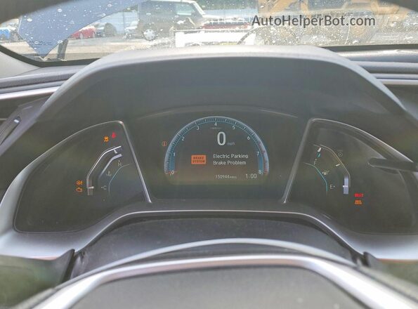 19XFC1F3XGE036966 2016 HONDA CIVIC Gray Vista del cuadro de instrumentos