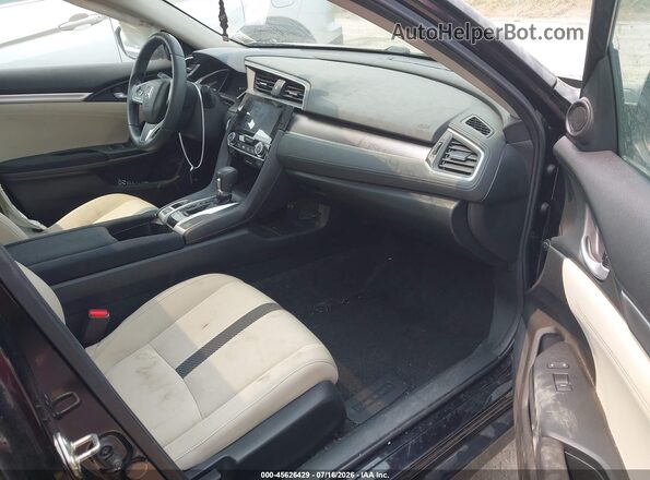 19XFC1F3XGE219347 2016 HONDA CIVIC Black Vista interior delantera