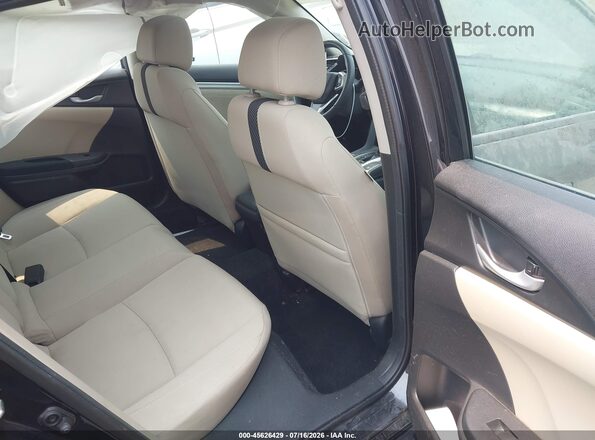 19XFC1F3XGE219347 2016 HONDA CIVIC Black Vista de la etiqueta del VIN