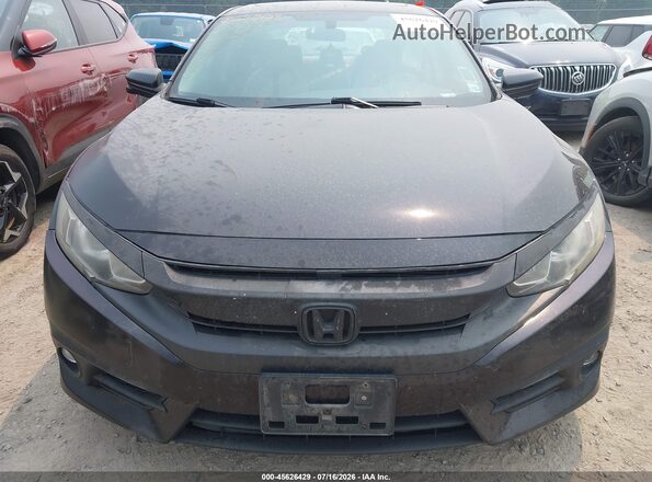19XFC1F3XGE219347 2016 HONDA CIVIC Black Vista del cuadro de instrumentos