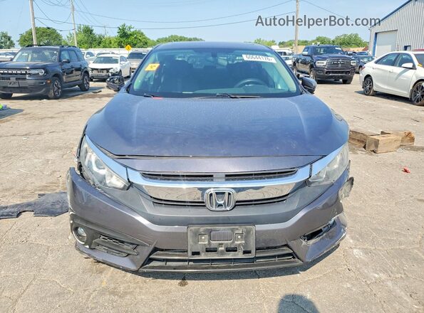 19XFC1F3XHE007355 2017 HONDA CIVIC Серый Вид спереди