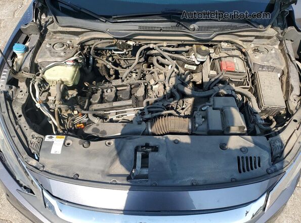 19XFC1F3XHE007355 2017 HONDA CIVIC Серый Вид задней части салона
