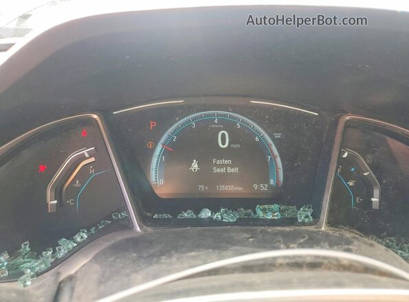19XFC1F3XHE028075 2017 HONDA CIVIC Gray ხელსაწყოთა პანელის ხედი