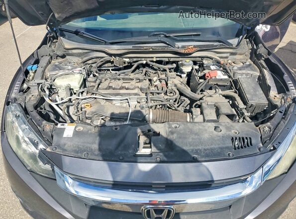 19XFC1F3XHE028075 2017 HONDA CIVIC Gray უკანა სალონის ხედი