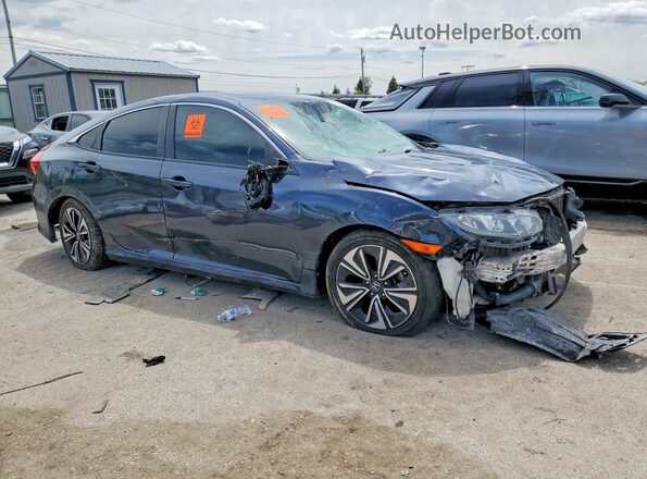 19XFC1F3XHE031431 2017 HONDA CIVIC Синий Передняя правая четверть