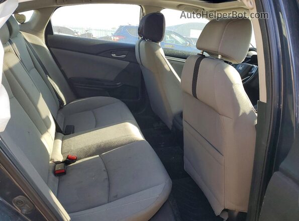 19XFC1F3XKE012367 2019 HONDA CIVIC Gray Вид задніх сидінь