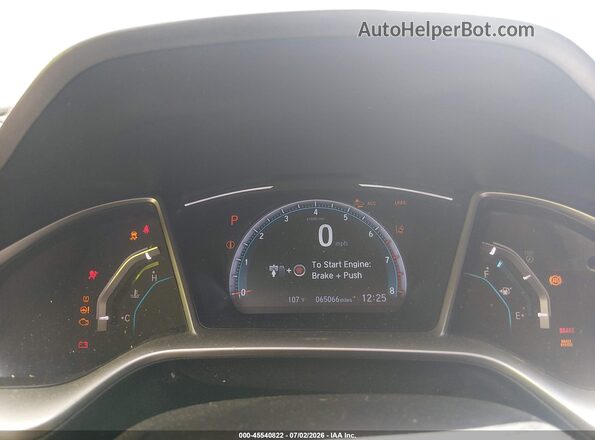 19XFC1F3XLE000897 2020 HONDA CIVIC Silver Հետևի նստատեղերի տեսք