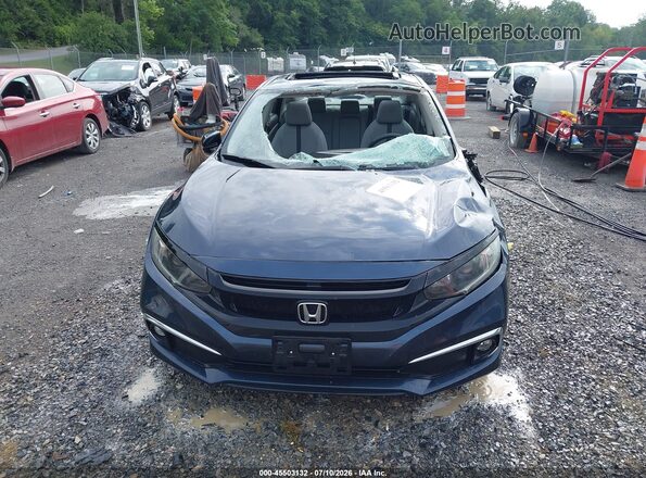 19XFC1F3XLE007431 2020 HONDA CIVIC Dark Blue Widok zestawu wskaźników